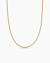 Box Chain Necklace in 18K Yellow Gold, 1.7mm